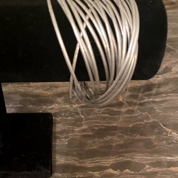 Retired Silpada 925 Sterling Silver 21 Bangle Salute Bracelet. - Picture 3 of 6